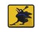 Shocked Surprised Raven Bird Crow Multi-Color Embroidered Iron-On or Hook & Loop Patch Applique